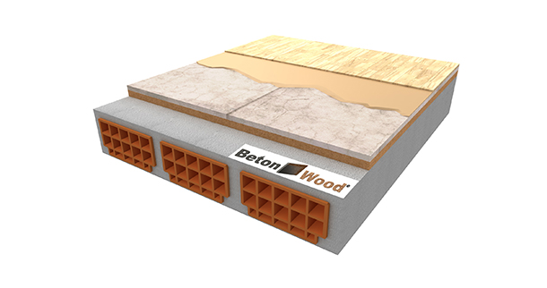 Isolamento attivo per Solaio in pannelli accoppiati in fibra di legno e cementolegno con autolivellante