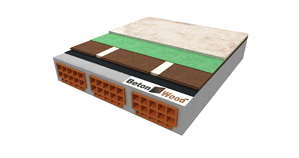 Isolamento attivo per Solaio in fibra di legno FiberTherm Floor, Underfloor e cementolegno BetonWood
